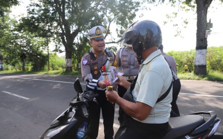 Cara Humanis Polres Magetan Sosialisasikan Keselamatan Berkendara