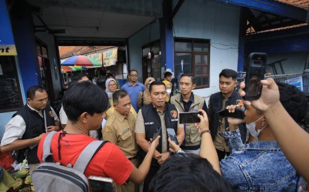 Polres Madiun Melalui Satgas Pangan Lakukan Sidak Pasar Jelang Ramadhan