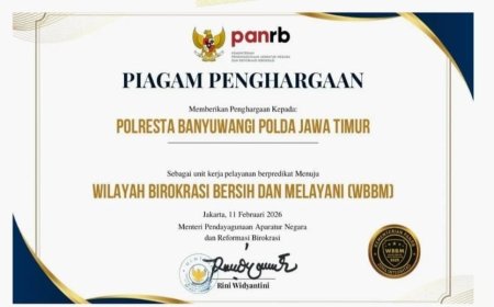 Zona Integritas Menuju WBBM 2025 Jadi Bukti Komitmen Polresta Banyuwangi