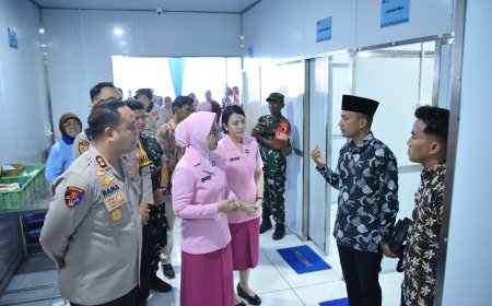 SPPG Bedilan Polres Gresik Mulai Beroperasi, Sinergi Wujudkan Gizi Sehat