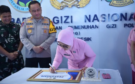 Polres Gresik Resmikan SPPG Bedilan, Komitmen Dukung Peningkatan Gizi