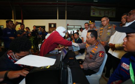 Kapolri Ikut Meriahkan HUT ke-53 KSPSI Lewat Donor Darah