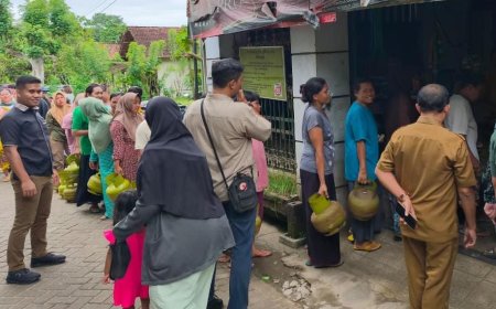 Sidak Mendadak, Polres Tulungagung Cek Stok LPG di Pangkala