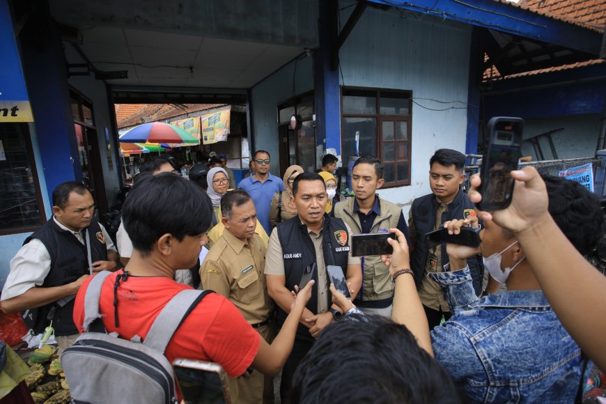 Polres Madiun Melalui Satgas Pangan Lakukan Sidak Pasar Jelang Ramadhan