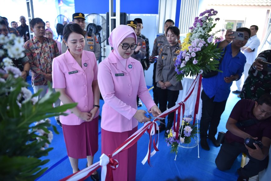 Diresmikan, SPPG Polres Gresik di Bedilan Perkuat Intervensi Gizi