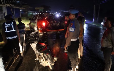 Polres Bangkalan Amankan Motor Tanpa STNK Saat Operasi Ramadan