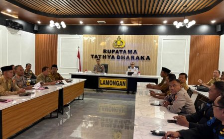 Polres Lamongan Pastikan Keamanan Perlintasan Kereta Api Sebidang