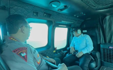 Cek Kesiapan Mudik, Kapolri hingga Panglima TNI Patroli Heli di Merak