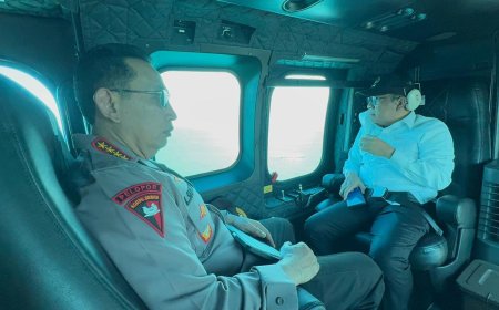 Patroli Heli, Kapolri hingga Menko PMK Tinjau Kesiapan Mudik di Merak