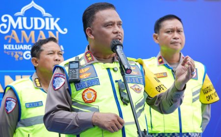 Kakorlantas Tegaskan Keselamatan Saat Arus Mudik Baru 25%