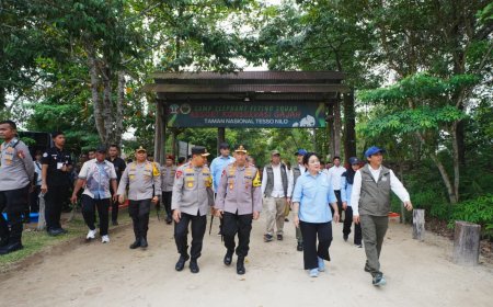 Tinjau Tesso Nilo, Kapolri dan Titiek Soeharto Pantau Konservasi