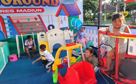 Polres Madiun Siapkan Layanan Mudik, Ada Playground hingga Bengkel Gratis