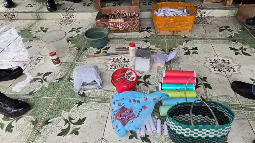 5,1 Kg Bubuk Mercon Jadi Barang Bukti Kasus Petasan