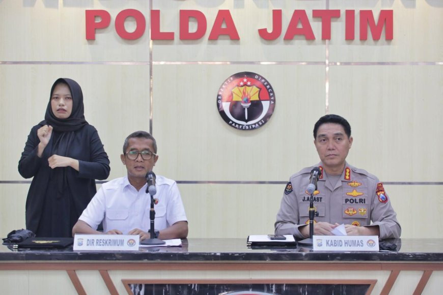 Polda Jatim Amankan Tiga Tersangka Pemerasan Disertai Pengancaman di Pasuruan