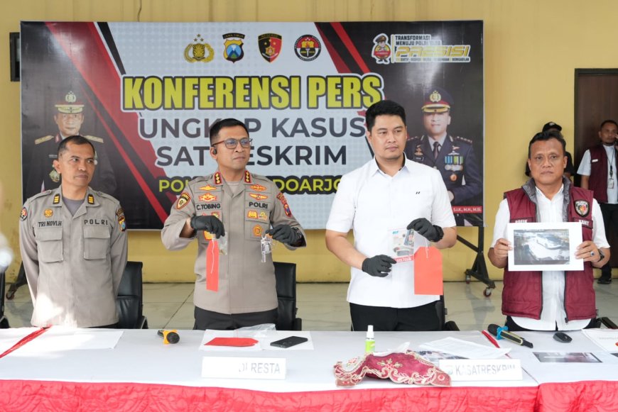 Polresta Sidoarjo Ringkus Jaringan Pencurian Brankas Terorganisir