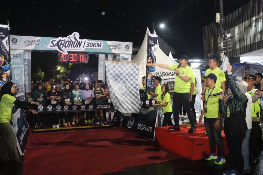 Sahurun 30K Polres Magetan Satukan Komunitas Pelari Saat Ramadhan