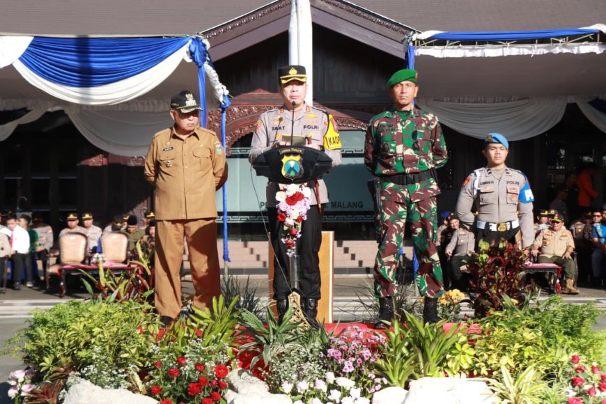 Ratusan Personel Disiagakan, Polres Malang Gelar Operasi Ketupat Semeru 2026