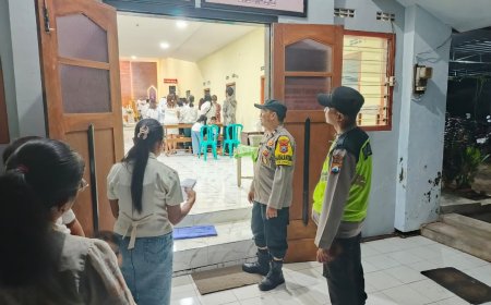 Polres Malang Siagakan Personel di Sejumlah Gereja