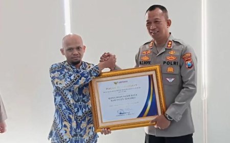Polresta Sidoarjo Catat Prestasi, Raih Penghargaan Ombudsman RI