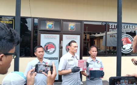 Polres Tanjungperak Ungkap Jaringan Sabu di Surabaya, 4 Pelaku Ditangkap
