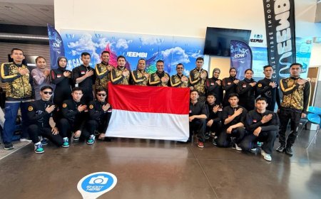 21 Brimob Perkuat Kontingen Indonesia di Indoor Skydiving World Cup 2026 Prancis