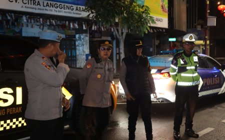 Patroli Skala Besar Polres Tanjungperak Amankan Titik Rawan Balap Liar