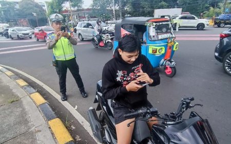 Dakgar Handheld Polda Metro Jaya Jaring Puluhan Pelanggar