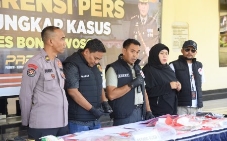 Polres Bondowoso Ungkap Jaringan Narkoba 5 Tersangka Pengedar Diamankan
