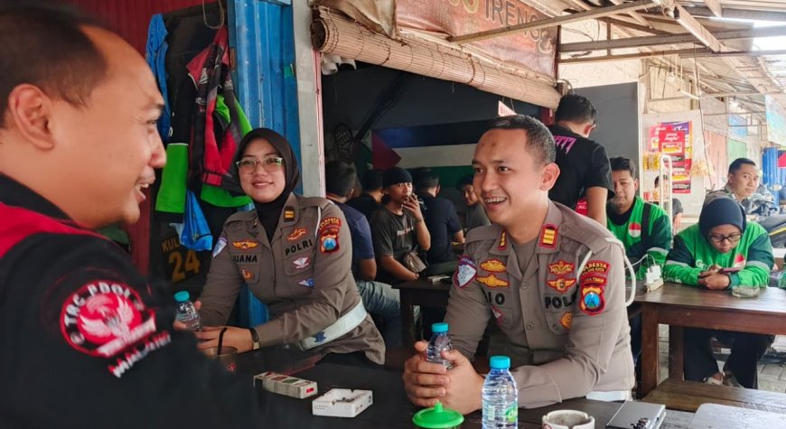 Ojol Dirangkul, Polresta Malang Kota Bahas Dampak Isu Global
