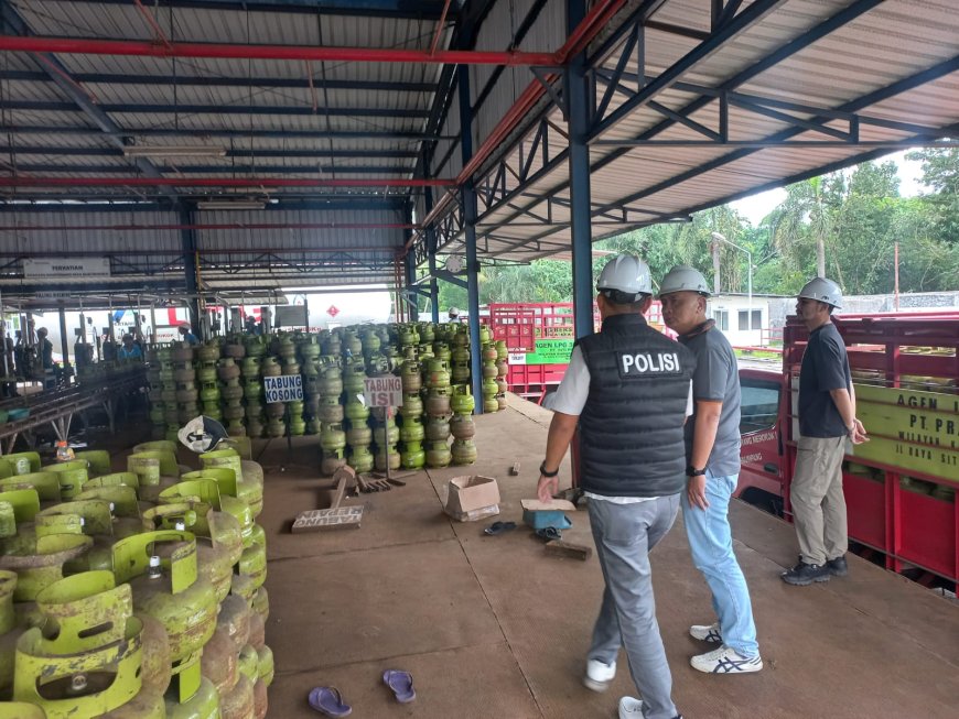 Cegah Praktik Curang, Polres Bondowoso Awasi Penyaluran LPG