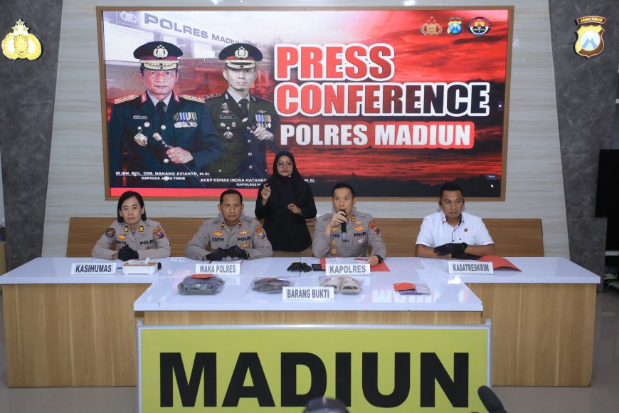 Polres Madiun Berhasil Ungkap Aksi Curanmor, Dua Pelaku Ditahan