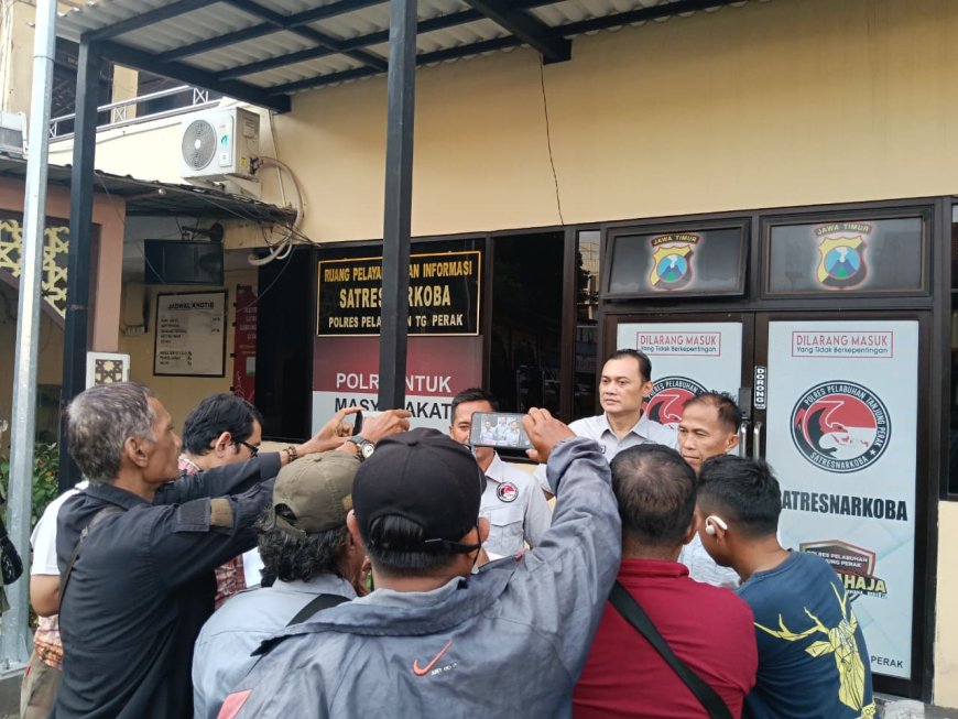 Polres Tanjungperak Bongkar Kasus Sabu di Surabaya