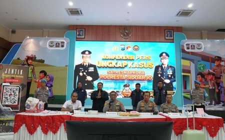 Polisi Bongkar Peredaran Narkotika yang Menyasar Indonesia