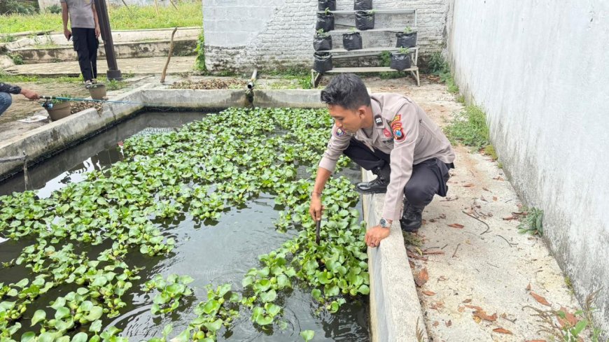 Polres Malang Dukung Ketahanan Pangan Lewat Pengembangan Budidaya Ikan dan Peternakan